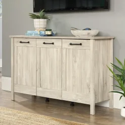 Best Select 30"H Storage Cabinet with 4 Shelves, Chalk Oak (433932) Storage Cabinets