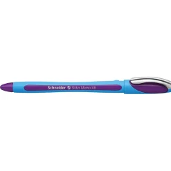 Stride Schneider Slider Memo XB Ballpoint Pen, Extra Bold Point, Violet Ink, 10/Box (PSY150208)