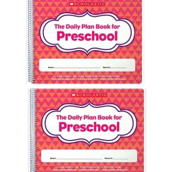 Clearance Teaching Solutions The Daily Plan Book for Preschool, Pack of 2 (SC-806458-2) Grade Books
