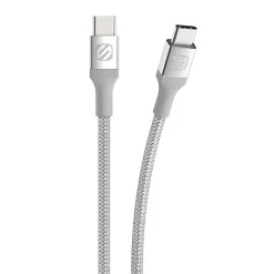scosche Braided Dual USB-C Charge & Sync Cable (CCB4SR-SP)