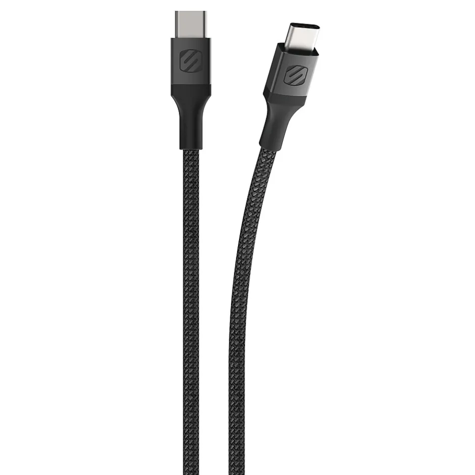 scosche Braided Dual USB-C Charge & Sync Cable (CCB4-SP)
