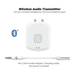 scosche FlyTunes Wireless Bluetooth Audio Transmitter (BTTWT-SP)* Headsets