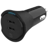 scosche PowerVolt USB Car Charger for Most Smartphones, Black (CPDCC40-SP)