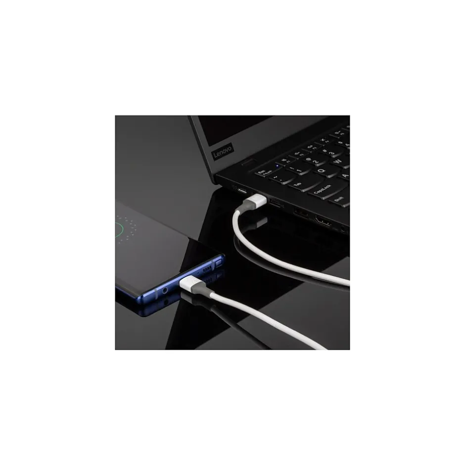 scosche strikeLINE Lightning Charger and Sync Cable, White (i34WG-SP)