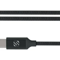 scosche StrikeLine Premium 4' USB A Male/C Male, Space Gray (CAB4SG)