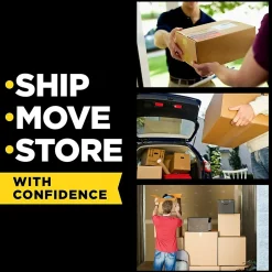 Scotch Box Lock Heavy Duty Packing Tape with Dispenser, 1.88