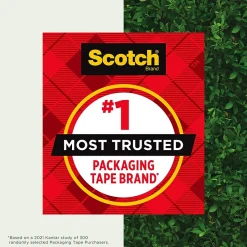 Scotch Box Lock Paper Packaging Tape, 1.88
