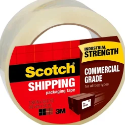 Scotch Commercial Grade Shipping Packing Tape, 1.88