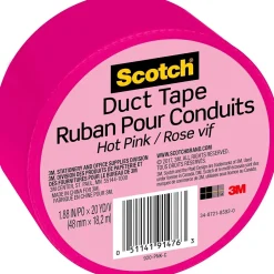 Scotch Duct Tape, 1.88" x 20 yds., Pink (920-PNK-C)* Duct Tape
