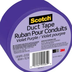 Scotch Duct Tape, 1.88" x 20 yds., Purple (920-PPL-C)* Duct Tape