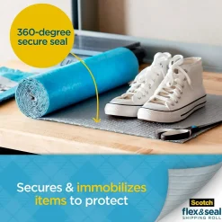 Scotch ™ Flex & Seal Shipping Roll Self-Sealing Padded Mailer, 15" x 10', Blue (FS-1510)* Bubble Mailers