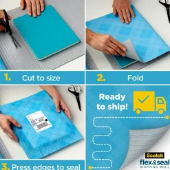 Scotch ™ Flex & Seal Shipping Roll Self-Sealing Padded Mailer, 15