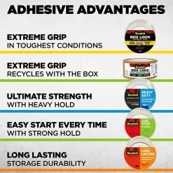 Scotch Heavy Duty Packing Tape with Dispenser, 1.88