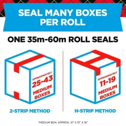 Scotch Heavy Duty Shipping Packing Tape, 1.88