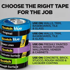 Scotch Blue ORIGINAL Painter's Tape Value Pack, 0.94