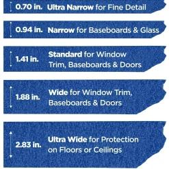 Scotch Blue ORIGINAL Painter's Tape Value Pack, 0.94