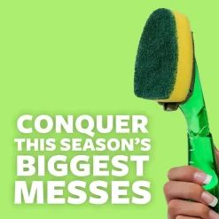 Scotch-Brite Heavy Duty Dishwand, Green/Yellow (650-4)