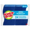 Scotch-Brite Non-Scratch Scrub Sponge, Blue, 6/Pack (526-5)