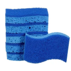 Scotch-Brite Non-Scratch Scrub Sponge, Blue, 6/Pack (526-5)