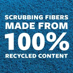 Scotch-Brite Non-Scratch Scrub Sponge, Blue, 3/Pack (MP-3-8-D)