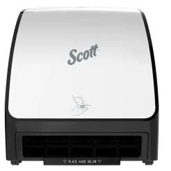 Scott Control Hardwound Electronic Slimroll Paper Towel Dispenser, White (47261)