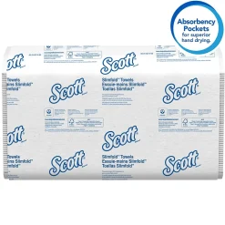 Paper Towels<Scott Control Plus+ Slimfold Recycled Multifold Paper Towels, 1-ply, 90 Sheets/Pack, 24 Packs/Carton (04442)
