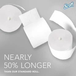 Scott Essential Recycled Coreless Toilet Paper, 2-ply, White, 1000 Sheets/Roll, 36 Rolls/Case (04007)