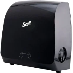 Scott Hardwound Paper Towel Dispenser, Black (47089)