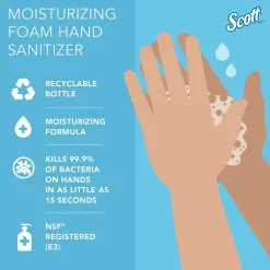 Scott Pro Foaming Hand Sanitizer Refill, Fresh Scent, 1000 mL., 6/Carton (91560)