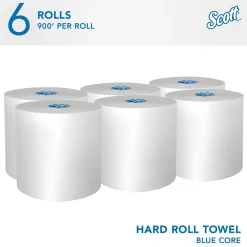Paper Towels<Scott Pro Hardwound Paper Towels, 1-ply, 900 ft./Roll, 6 Rolls/Carton (43959)