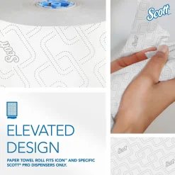 Paper Towels<Scott Pro Recycled Hardwound Paper Towels, 1-ply, 1150 ft./Roll, 6 Rolls/Carton (25702)