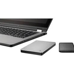 Seagate Backup Plus Slim for Mac 1TB USB 3.0 External Hard Drive, Silver/Black (STDS1000100)* External Hard Drives