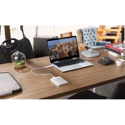 Seagate Ultra Touch 2TB External Hard Drive Portable HDD USB-C and USB 3.0, White (STHH2000402)* External Hard Drives