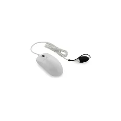 Seal Shield Silver Storm Wired Waterproof Optical Medical Mouse, White (STWM042)* Mice