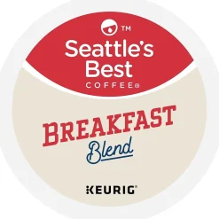 Keurig K-Cups<Seattle's Best Coffee Breakfast Blend Keurig® K-Cup® Pods, Medium Roast, 24/Box (SBK30188)