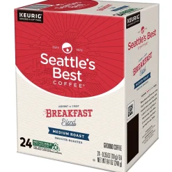 Keurig K-Cups<Seattle's Best Coffee Breakfast Blend Keurig® K-Cup® Pods, Medium Roast, 24/Box (SBK30188)