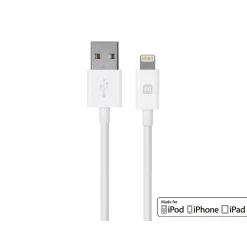 Monoprice Select Series Apple® MFi Certified Lightning™ to USB Charge & Sync Cable, 10ft White