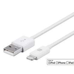Monoprice Select Series Apple® MFi Certified Lightning™ to USB Charge & Sync Cable, 10ft White
