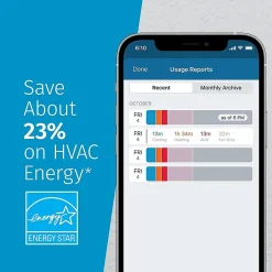 Smart Thermostats<Emerson Sensi Lite Smart Programmable Wi-Fi Thermostat, Works with Alexa (ST25)