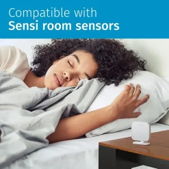 Smart Thermostats<Emerson Sensi Touch 2 Smart Programmable Wi-Fi Thermostat, Works with Alexa, White Beveled Edge (ST76W)