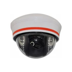 Security Cameras & Systems<SeqCam SEQ5302 Wired Dome IP Camera, Night Vision, White/Black