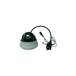 Security Cameras & Systems<SeqCam SEQ5302 Wired Dome IP Camera, Night Vision, White/Black