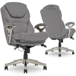 Sale Claremont Ergonomic Faux Leather Swivel Executive Chair with Back in Motion Technology, (44186A) Ergonomic Chairs