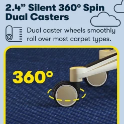 Online Claremont Ergonomic Fabric Swivel Executive Chair with Back in Motion Technology, (44186D) Office Chairs