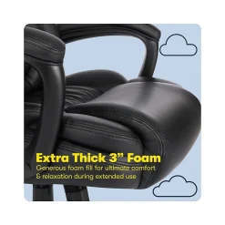 New Garret Ergonomic Bonded Leather Swivel Executive Chair, (43520E) Ergonomic Chairs