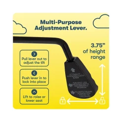 New Garret Ergonomic Bonded Leather Swivel Executive Chair, (43520F) Ergonomic Chairs