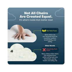 Best Garret Ergonomic Bonded Leather Swivel Executive Chair, (43520G) Ergonomic Chairs