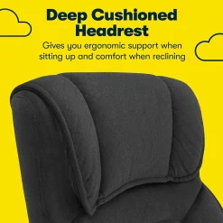 Sale Hannah I Ergonomic Microfiber Swivel Executive Chair, (43670D) Ergonomic Chairs