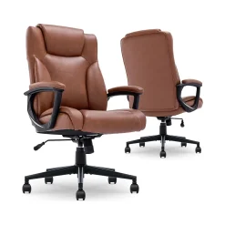 Discount Hannah II Ergonomic Bonded Leather Swivel Executive Chair, (43672H) Ergonomic Chairs