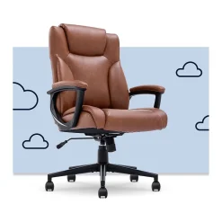 Discount Hannah II Ergonomic Bonded Leather Swivel Executive Chair, (43672H) Ergonomic Chairs